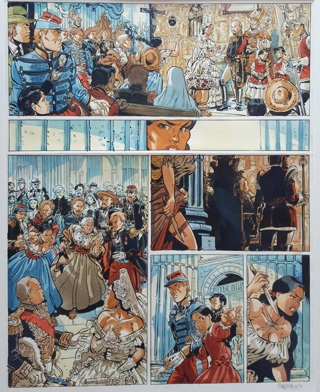 Félix Meynet, Yann, Sauvage - Tome 3 - La Youle - Planche originale