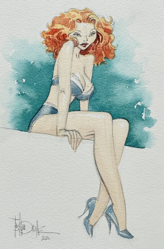 Escarpins by Jean-Baptiste Andréae - Original Illustration