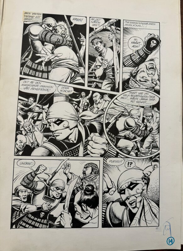 Cesar Spadari Phantom - Planche originale