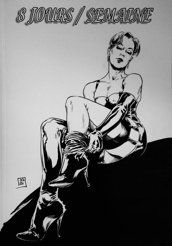 8 jours/semaine par Xavier Duvet - Couverture originale