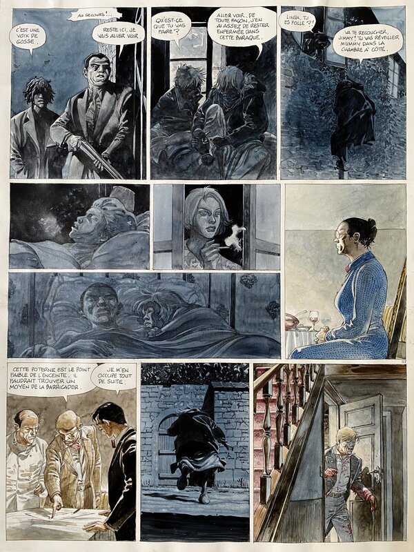 Lune de Guerre par Hermann - Planche originale