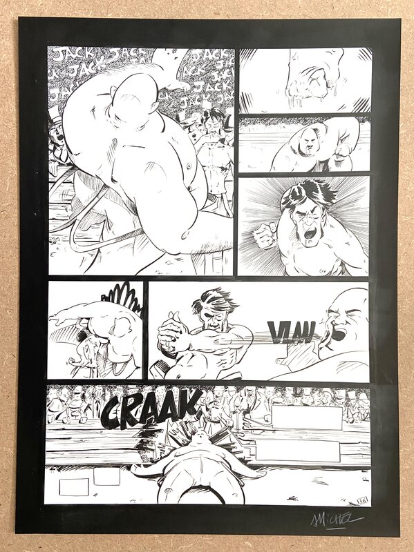 For sale - Arnaud Michel, Becky Stillborn #1 : La mort n’est qu’une ombre planche 36 - Comic Strip