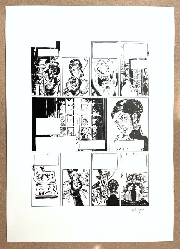 For sale - Arnaud Michel, Becky Stillborn #1 : La mort n’est qu’une ombre planche 09 - Comic Strip