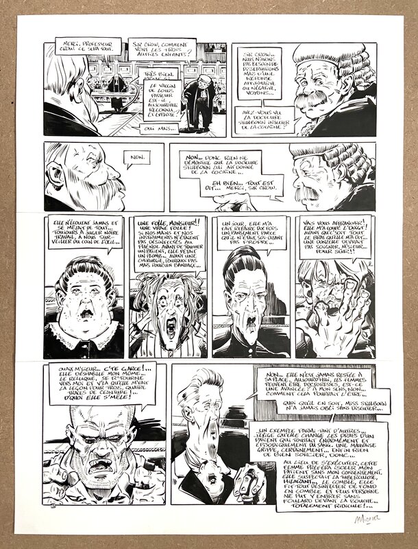 Arnaud Michel, Becky Stillborn #2 - Jusqu’à ce que le sang les sépare planche 12 - Planche originale