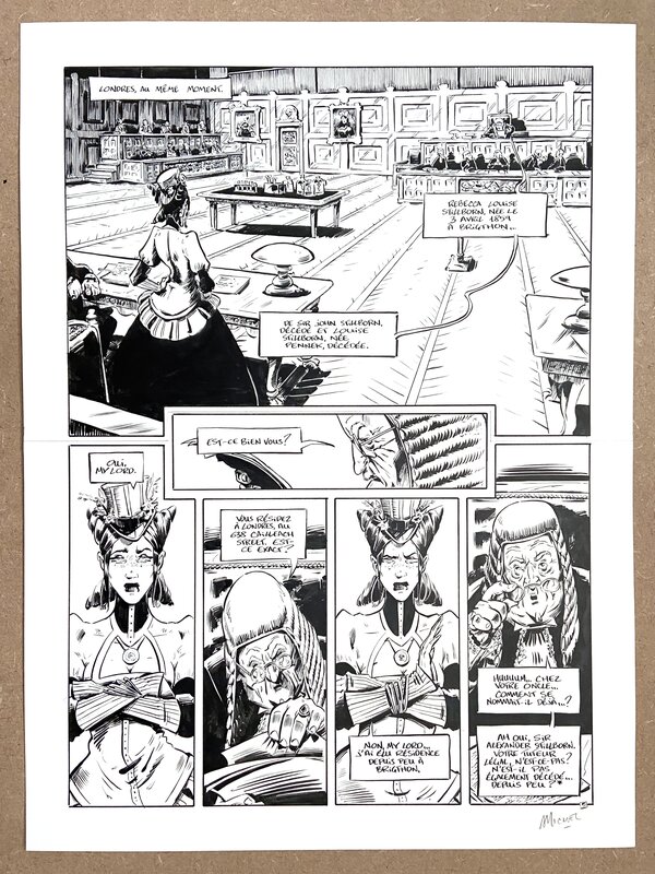 Arnaud Michel, Becky Stillborn #2 - Jusqu’à ce que le sang les sépare planche 05 - Planche originale