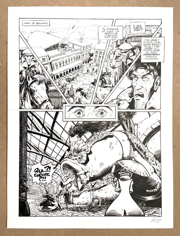 For sale - Arnaud Michel, Becky Stillborn #2 - Jusqu’à ce que le sang les sépare planche 27 - Comic Strip