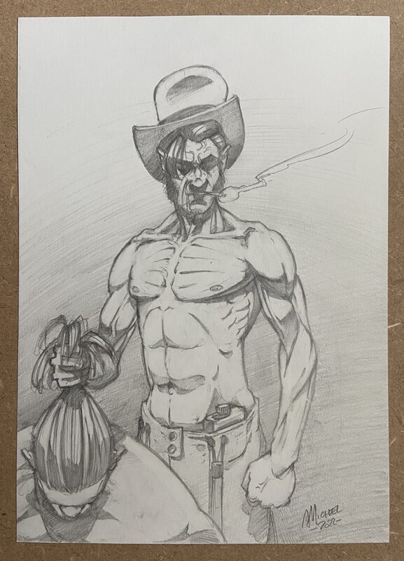 For sale - Isaac Jack by Arnaud Michel - Original Illustration