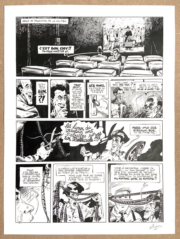 For sale - Arnaud Michel, L’extravagant Mr Capra planche 16 - Comic Strip