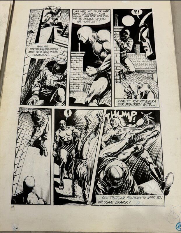 César Spadari, Homero’s Lyra Phantom - Planche originale