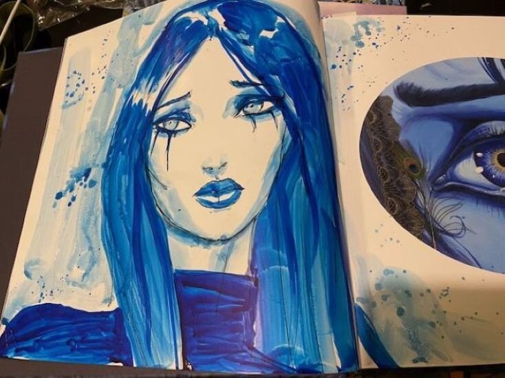 Mélancolie by Olivier Ledroit - Sketch