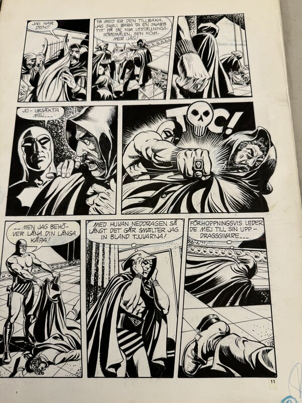 César Spadari, Phantom: Homero’s Lyra - Planche originale