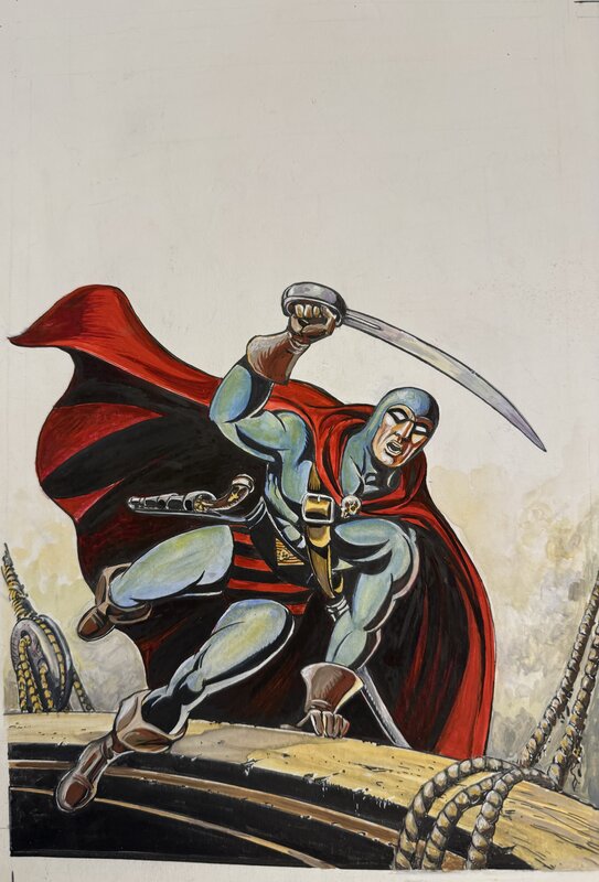 César Spadari, Phantom Sweden Cover 🇸🇪 - Planche originale