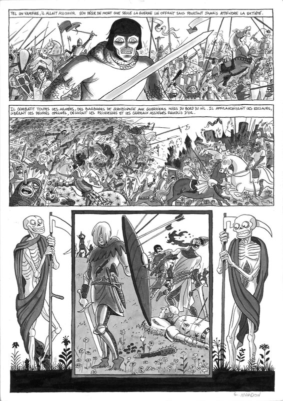 Grégory Mardon. Le fils de l'ogre page 47 - Planche originale