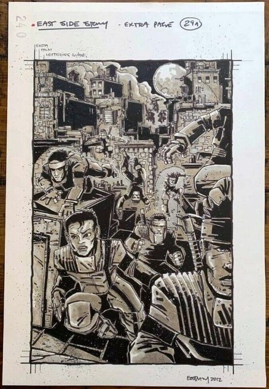 Kevin Eastman - TMNT page - Comic Strip