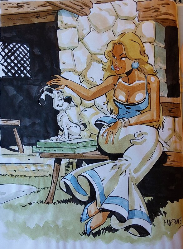 Félix Meynet, Uderzo croqué par ses amis  : Falbala - Sketch