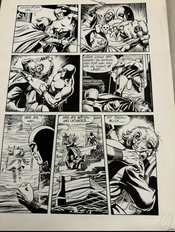 César Spadari, Phantom original art - Planche originale