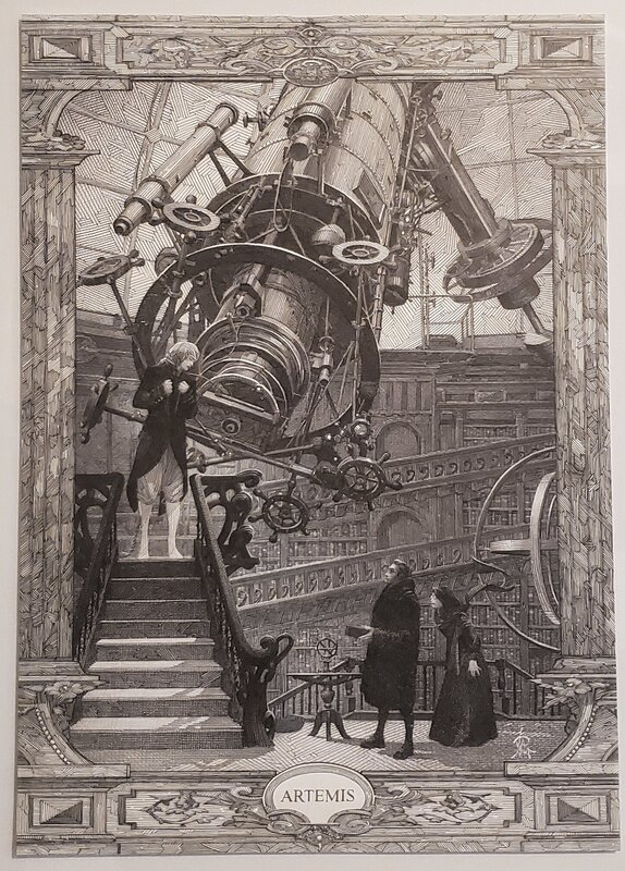 La Passe-Miroir by Alberto Varanda - Original Illustration
