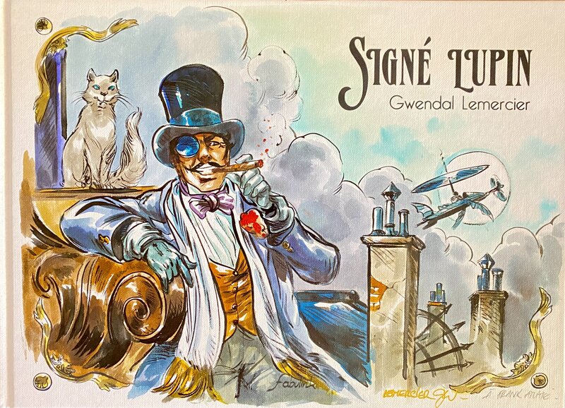 Gwendal Lemercier, Blank cover « Signé Lupin » - Sketch