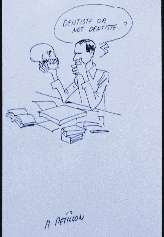 René Pétillon, Hamlet (Image dessinée du dentiste.) - Sketch
