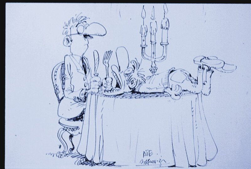 Philippe Bercovici, Image dessinée du dentiste. - Dédicace