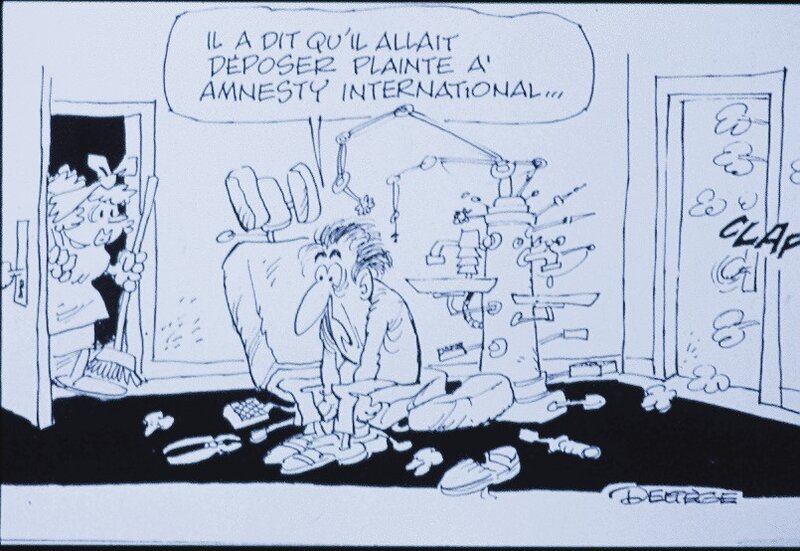 Paul Deliège, Image dessinée du dentiste. - Sketch