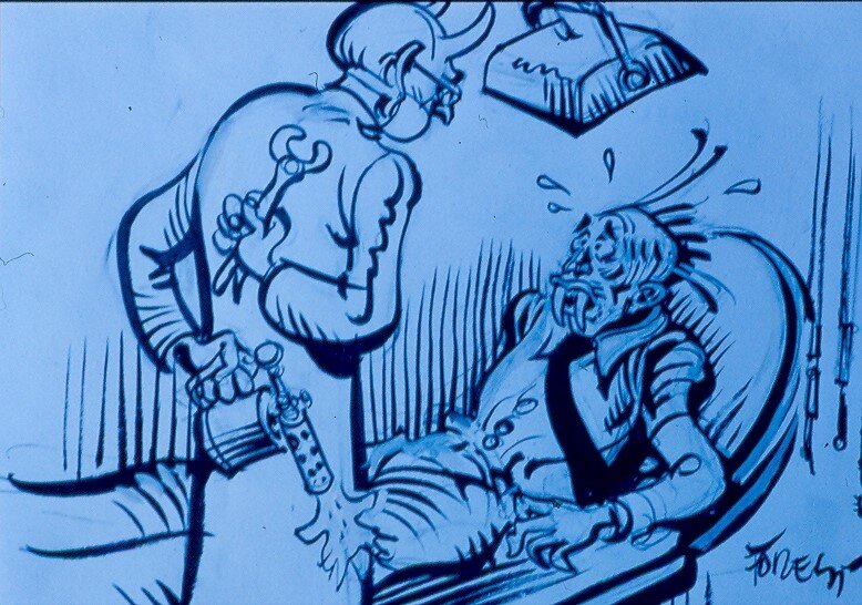 Jean-Claude Forest, Image dessinée du dentiste. - Sketch