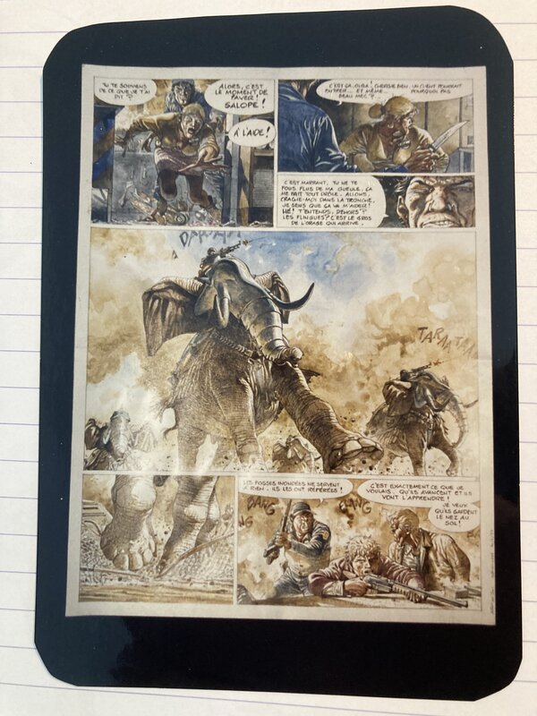 Les mercenaires. by Hermann - Comic Strip