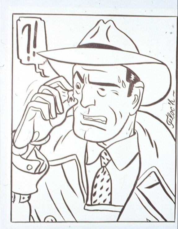 Floc'h, Image dessinée du dentiste. - Sketch