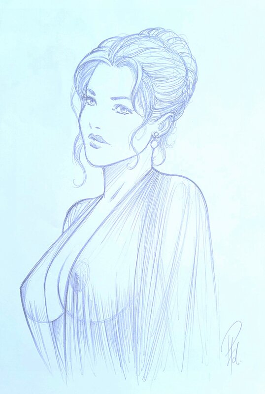 Lingerie....fine par Laurent Paturaud - Illustration originale