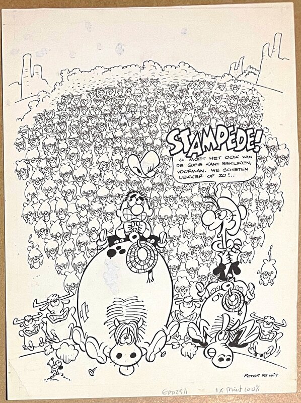 Peter de Wit - Eppo (Stampede) cover - Original Cover