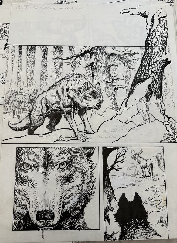 White Fang by César Spadari, Jack London - Comic Strip