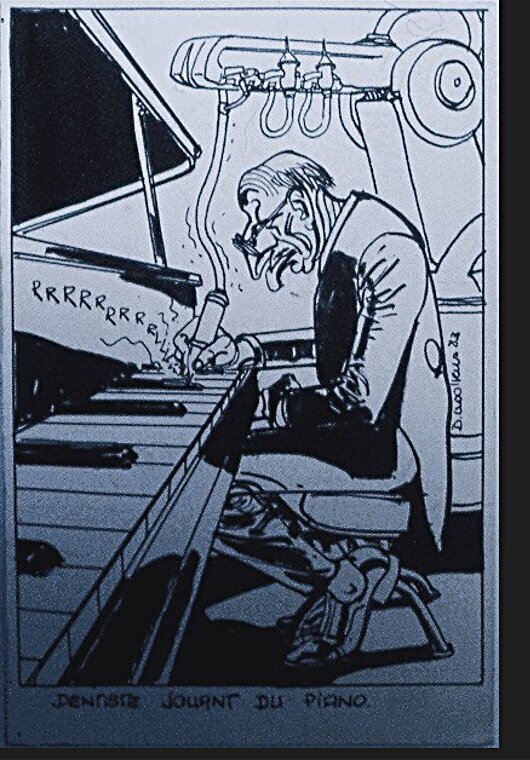 Daniel Goossens, Image dessinée du dentiste. - Dédicace