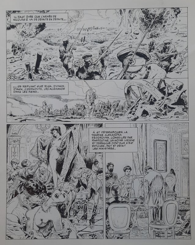 En vente - Lénine en Octobre par Antonio Parras - Planche originale