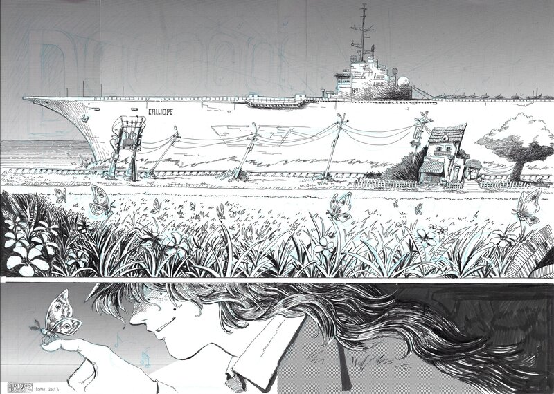 Toan, Run to Heaven - Double planche originale 66-67 - Planche originale