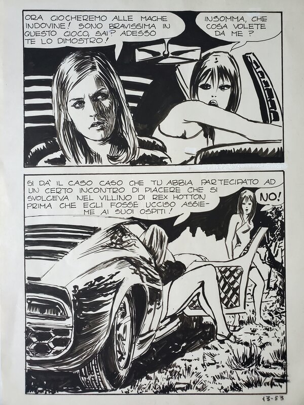 série GENIUS par Milo Manara - Planche originale