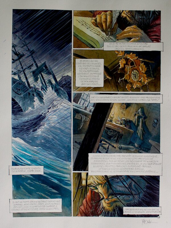 Azimut 1 par Andreae - Planche originale