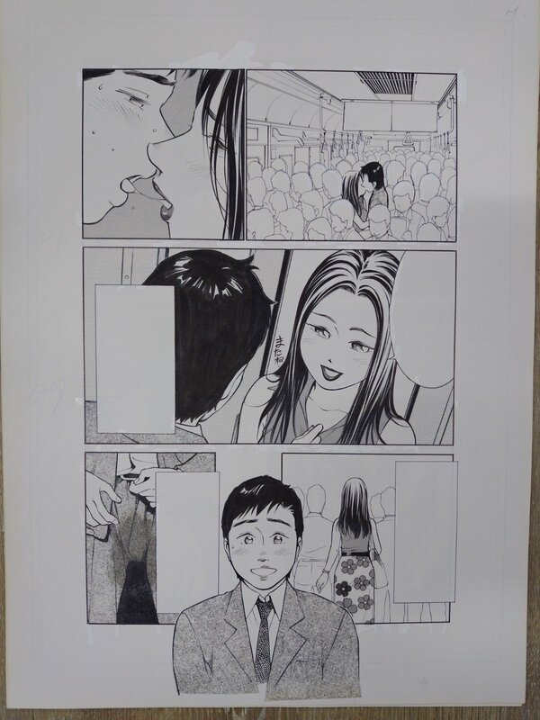 Japan manga hentai art by Yasuo OHBA - Illustration originale