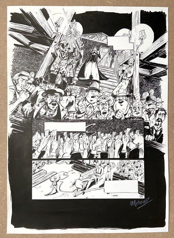 En vente - Arnaud Michel, Becky Stillborn #1 : La mort n’est qu’une ombre planche 31 - Planche originale