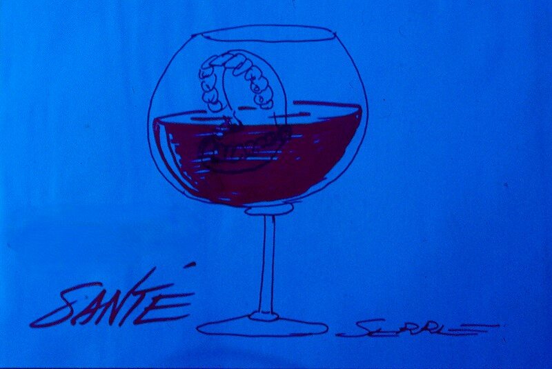 Claude Serre, Image dessinée du dentiste. - Dédicace