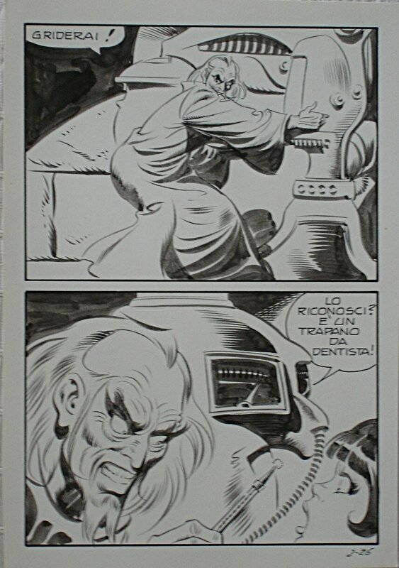 Un dentiste ? par Leone Frollo - Planche originale