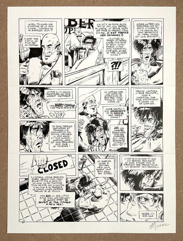 For sale - Arnaud Michel, L’extravagant Mr Capra planche 10 - Comic Strip