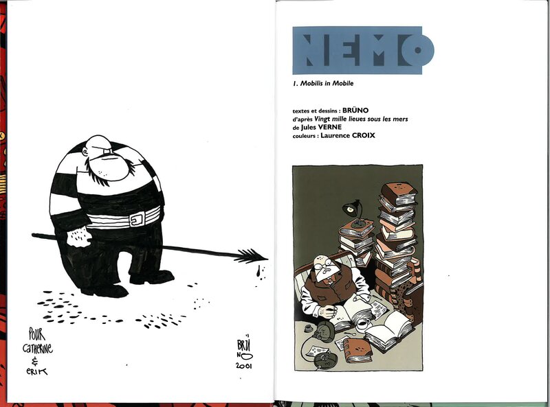 Némo T1 - 2001 par Brüno - Dédicace