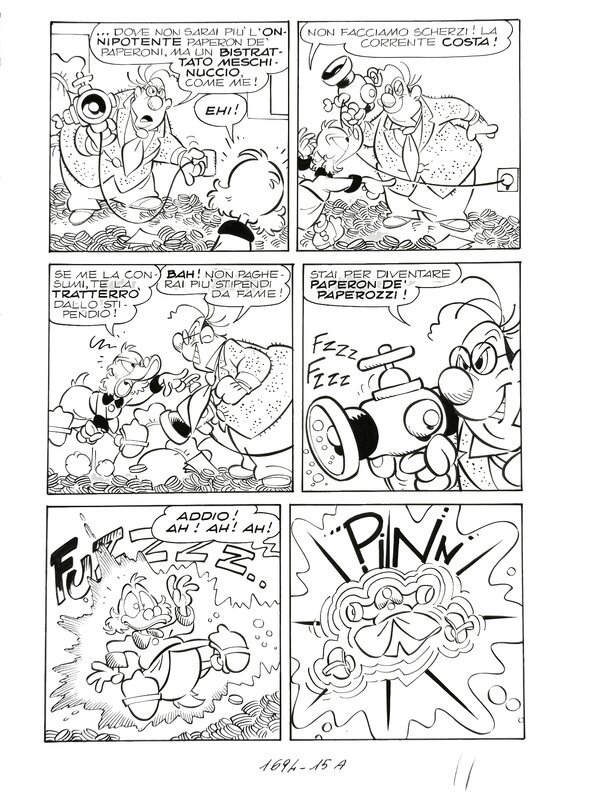 Massimo Marconi, Giorgio Cavazzano, La tragica avventura di Paperon de Paperozzi - Planche originale