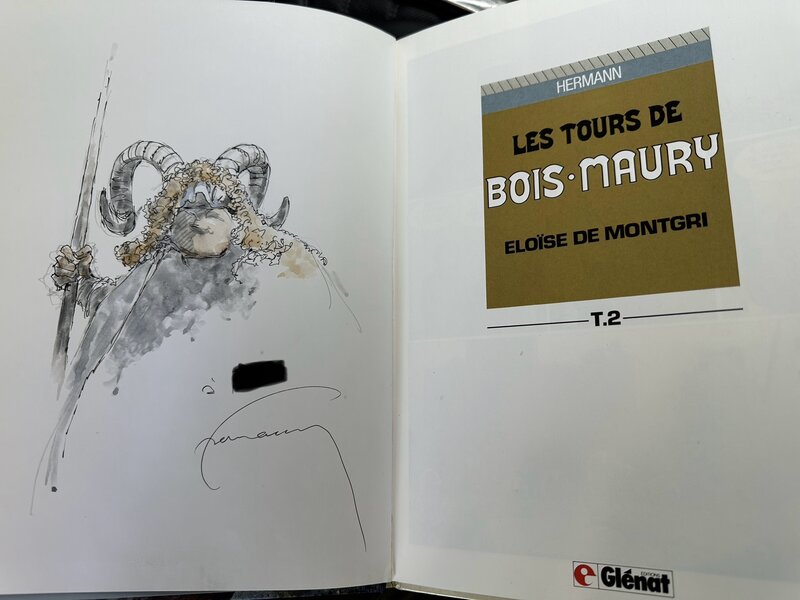 Hermann, Les Tours de Bois Maury - Dédicace