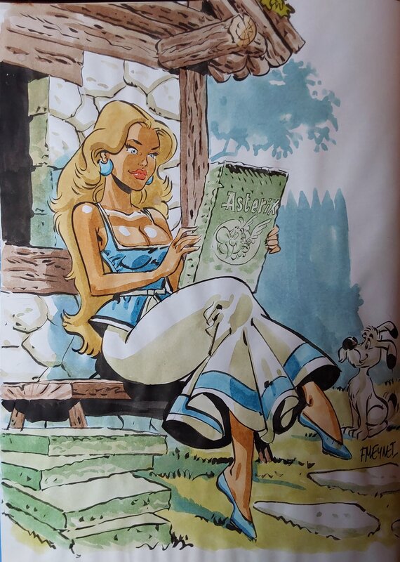 Félix Meynet, Uderzo croqué par ses amis - Dédicace