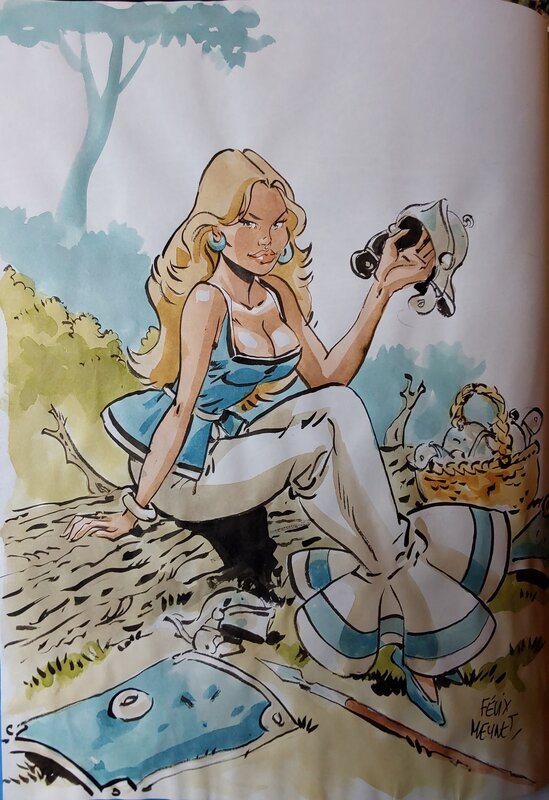 Félix Meynet, Uderzo croqué par ses amis. - Sketch