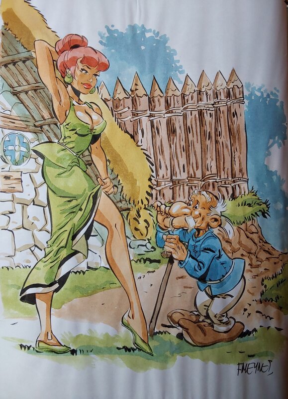 Félix Meynet, Uderzo croqué par ses amis - Dédicace