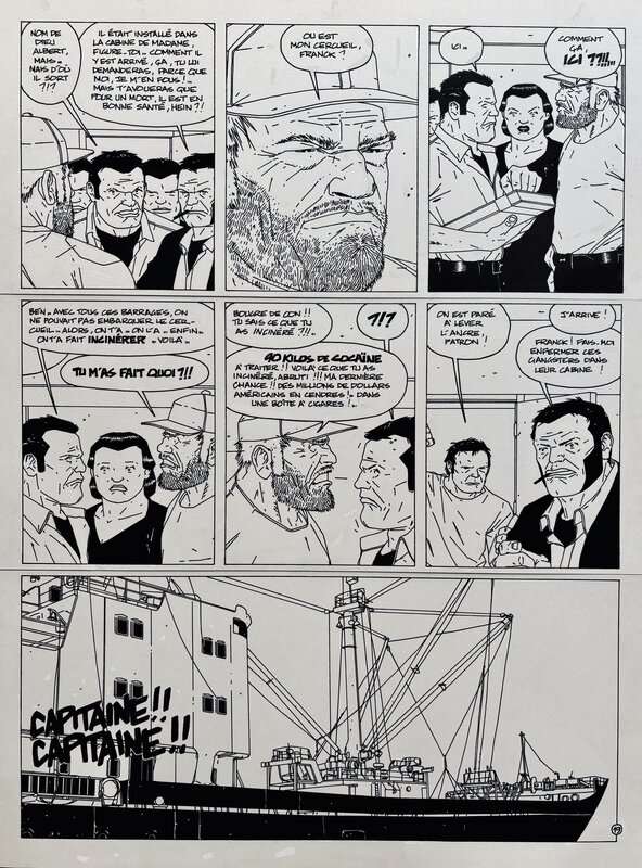 Stéphane Dubois, alain Riondet, Mérite Maritime 2 - Boulevard de la soif - Planche originale