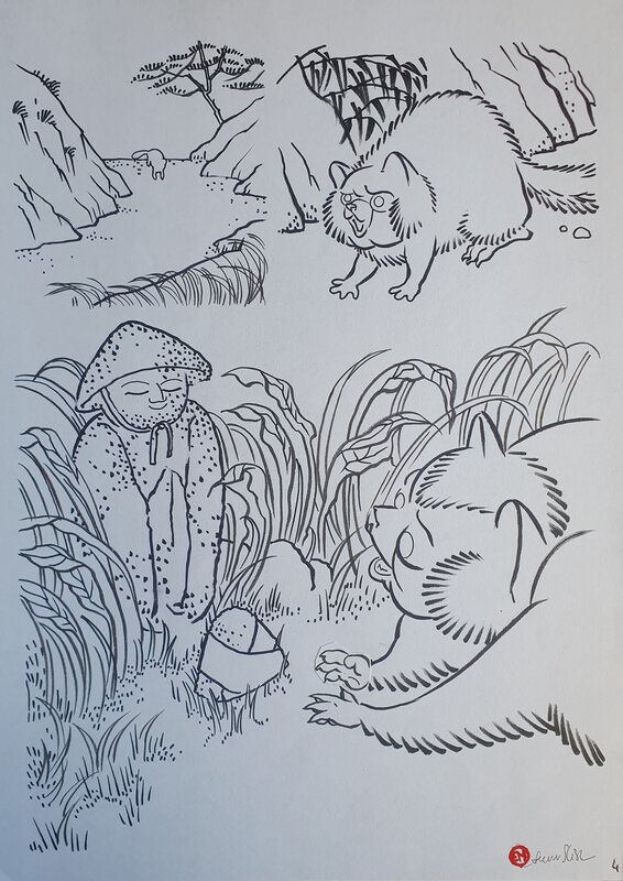 Elisa Menini, Nippon Folklore, p.4 - Original Illustration