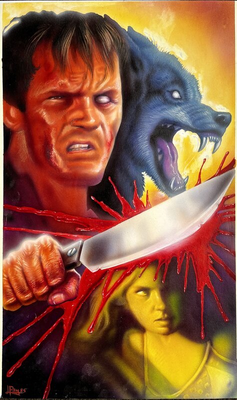 J. Ray, Trauma - Splatter Movie - original video cover - Spain - Couverture originale